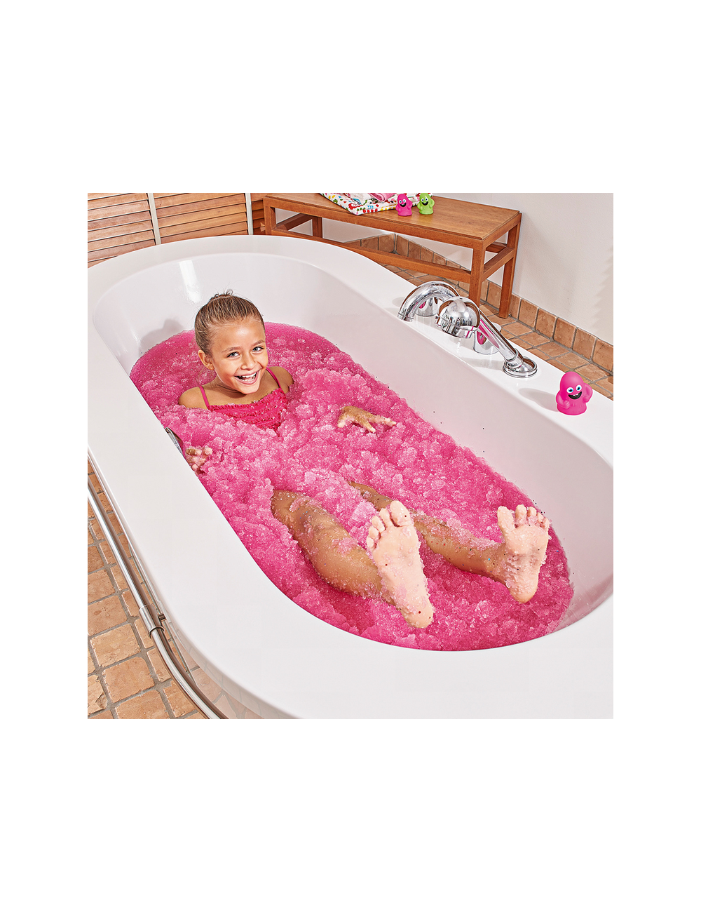 Magiczny proszek do kąpieli Gelli Baff różowy i pomarańczowy, Zimpli Kids