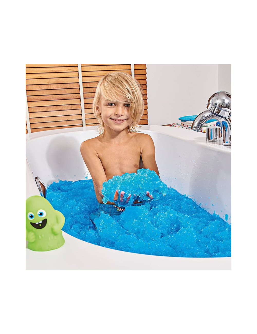 Magiczny proszek do kąpieli Gelli Baff Glitter fioletowy i błękitny, Zimpli Kids